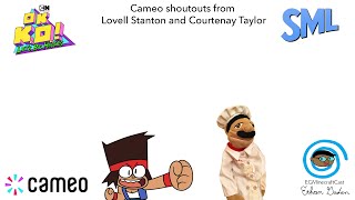 My Cameo shoutouts from Lovell Stanton and Courtenay Taylor