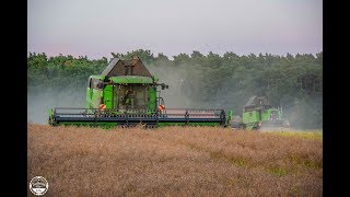 Dreschen und Pressen 2017 // 4x Deutz Fahr , Claas Tucano