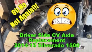 Driver Side CV Axle Replacment