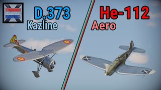 D.373 vs He-112 DOGFIGHT Spanish civil war | WarThunder Sim