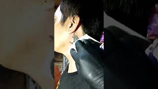 NECK TATTOO  #damasotattoo