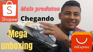 unboxing de produtos baratos: comprado no aliexpress e shoppe.