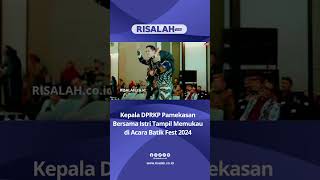 Kepala DPRKP Pamekasan Bersama Istri Tampil Memukau di Acara Batik Fest 2024