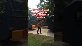 terimakasih bapak kapolda jambi untuk bantuan air bersihnya #viral #jambi #kapolda #airbersih #polda