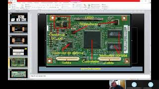 Reparación falla y diagnostico en placa T CON,  instituto damper . Video1