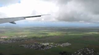 Emirates Landing in Mauritius (B777-300ER)