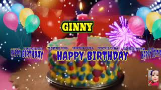 GINNY, Happy Birthday Song//happy birthday to you