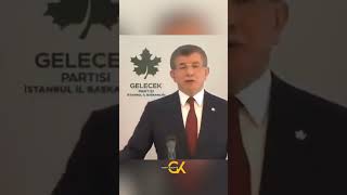 Ahmet Davutoğlu’ndan olay gaf! Danışmanı uyarınca fark etti #shorts