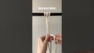 Macrame pattern 🧶 #macrameknot #knot #diymacrametutorial #macramepattern #diy #tutorial