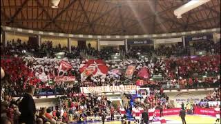 Trieste-Treviso la coreografia della Nord 2019/20