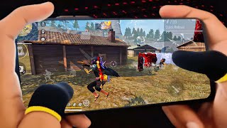 1 VS 3  HANDCAM  POCO X3 PRO📲 SETTINGS ⚙️ HUD + SENSI + DPI [FREE FIRE HIGHLIGHTS]