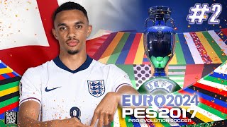 NAMATIN INGGRIS JUARA EURO 2024 DI PES 2017 EPS 2 - PES 2017 PC GAMEPLAY