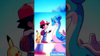 🔥 Ash y Lapras 🌊 se encuentran una vez más! #PokemonReunion #AshAndLapras #PokemonAdventure