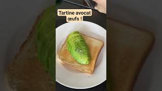 #tartine #avocat #œufs un régal #nourrituresaine #repasrapide #fastfood