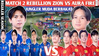 [ FULL MATCH ] REBELLION ZION VS AURA FIRE MATCH 2 | MPL ID S13 - WEEK 2 DAY 3 #weownthis #mpl