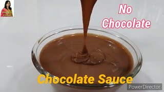 Chocolate Sauce -  Make only 5 ingredients Chocolate Syrup