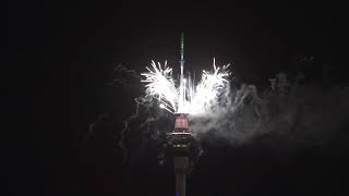 Auckland New Year Fireworks 2018 - Sky Tower