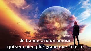 Je t'aimerai mon amour