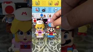 Lego Peach Fire Suit And Lego Mario Ice Suit Exchange Power Up Suits #viral #lego #shorts #mario