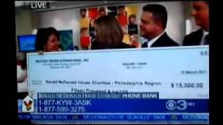 Ronald McDonald House Charity Telethon in Philadelphia