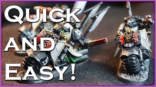 QUICK & EASY Ravenwing Painting!