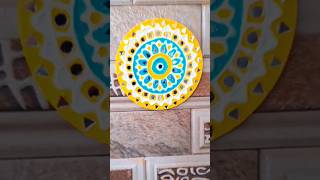 Tried first time lippan art | Lippan art with mirror  #diylippanart #shorts #shortsvideo #viral