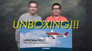 e-Flite UMX Cirrus SR22T unboxing and maiden flight.