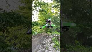 Gettin Loose On The 140 #shorts #short #kawasaki #motocross #dirtbike #foryou #fmx #klx