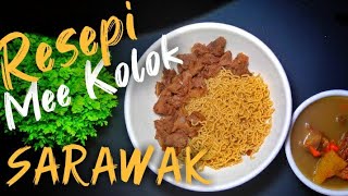 How to make /Rahsia resepi Mee Kolok/Kolo Mee Sarawak+Sup tulang