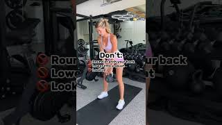 Form Tip! Deadlifts!