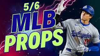 PRIZEPICKS TODAY 5/6 | MLB PRIZE PICKS TODAY | MLB PLAYER PROPS | MLB BEST BETS