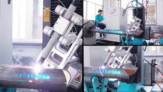 CNC intelligent cutting machine that can be customized for cutting round tubes