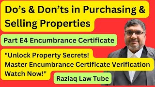 Do's and Don'ts in Purchasing and Selling Property E4, - சொத்து வாங்க விற்கும்போது கவனிக்க வேண்டியவை