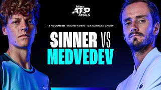 Jannik Sinner - Daniil Medvedev ATP Finals match preview