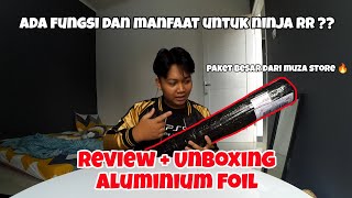 ALUMINIUM FOIL BANYAK FUNGSI DAN MANFAAT UNTUK MOTOR NINJA RR ⁉️ || BANYAK ORANG YANG BELUM TAU‼️