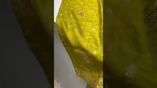 Bright mustard pure dola silk kurta set with silk dupatta !!!!#Ethnicbffs