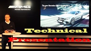 2017 Mercedes AMG E63 S Technical Presentation Product