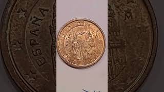 2 Euro cent spagna 2000