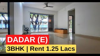 Big 3BHK Apartment for Rent in Hindu Colony Dadar Mumbai | #shorts