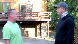 David's High Mountain Cabin in Evergreen, CO - Staining Testimonial for Peak Pro Painting