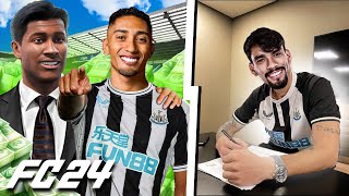 FIFA24 - QUE ATAQUE ABSURDO!!  GOLEADA | NEW CASTLE vs. MANCHESTER CITY - MODO CARRERIRA MANAGER