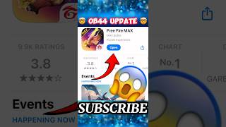 Free fire "OB44" Update 😱 | #freefire #viral #shorts