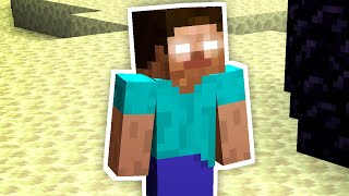 I beat Minecraft as Herobrine