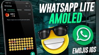 SAIU NOVO WHATSAPP LITE BETA COM NOVOS EMOJIS iOS   2022 ATUALIZADO