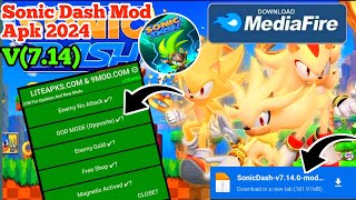 Sonic Dash Mod Apk V7.14.0 | Sonic Dash Mod Apk Latest Version Terabaru | Unlock All Character,Maps