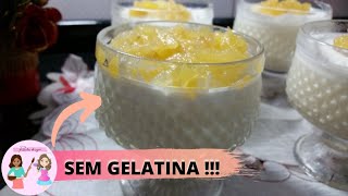 MOUSSE DE ABACAXI COM COCO - CREMOSO DEMAIS!!! |RECEITAS DA SOGRA