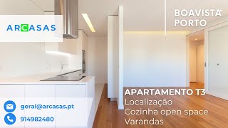 Apartamento T3 na Boavista, junto à Rotunda da Boavista, na cidade do Porto. Vídeo 2