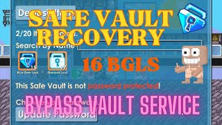 GROWTOPIA BYPASS SAFE VAULT 15 BGLS+ | GROWTOPIA SAFE VAULT CRACKING | FORGOTTEN PASSWORD RECOVERY