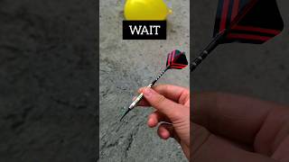 Darts VS Water Balloons #shorts #asmr #experiment #satisfying