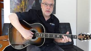 Ovation vintage 1614 folklore "sound test"